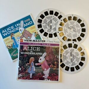 View-Master Alice in Wonderland Vintage Reels Set and Booklet